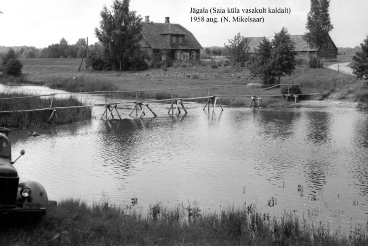 Maakond: Harjumaa Veekogu nimi: Jägala jõgi Pildistamise aeg: august 1958 Pildistaja: N. Mikelsaar Pildistamise koht: Saia k Asimuut: