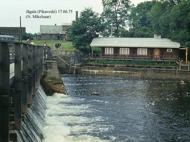 Maakond: Harjumaa Veekogu nimi: Jägala jõgi Pildistamise aeg: 17. juuni 1975 Pildistaja: N. Mikelsaar Pildistamise koht: Pikaveski Asimuut: