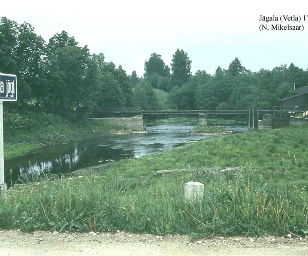 Maakond: Harjumaa Veekogu nimi: Jägala jõgi Pildistamise aeg: 17. juuni 1975 Pildistaja: N. Mikelsaar Pildistamise koht: Vetla Asimuut: