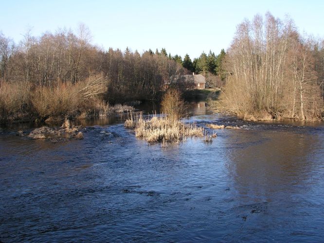 Maakond: Harjumaa Veekogu nimi: Jägala jõgi Pildistamise aeg: 24. aprill 2003 Pildistaja: H. Timm Pildistamise koht: Anija pais Asimuut: