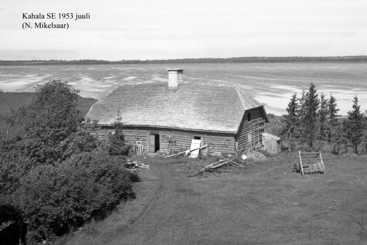 Maakond: Harjumaa Veekogu nimi: Kahala järv Pildistamise aeg: juuli 1953 Pildistaja: N. Mikelsaar Pildistamise koht: teadmata Asimuut: SE