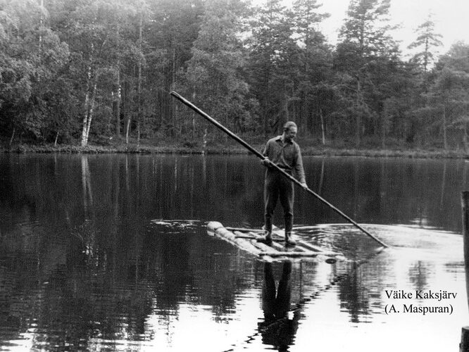 Maakond: Harjumaa Veekogu nimi: Kaksjärv Väike Pildistamise aeg: teadmata Pildistaja: A. Maspuran Pildistamise koht: teadmata Asimuut: