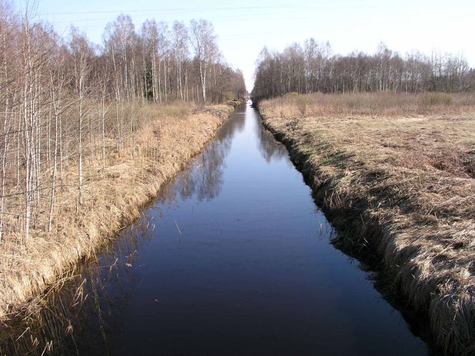 Maakond: Harjumaa Veekogu nimi: Leivajõgi Pildistamise aeg: 26. aprill 2004 Pildistaja: H. Timm Pildistamise koht: alamjooks Asimuut: