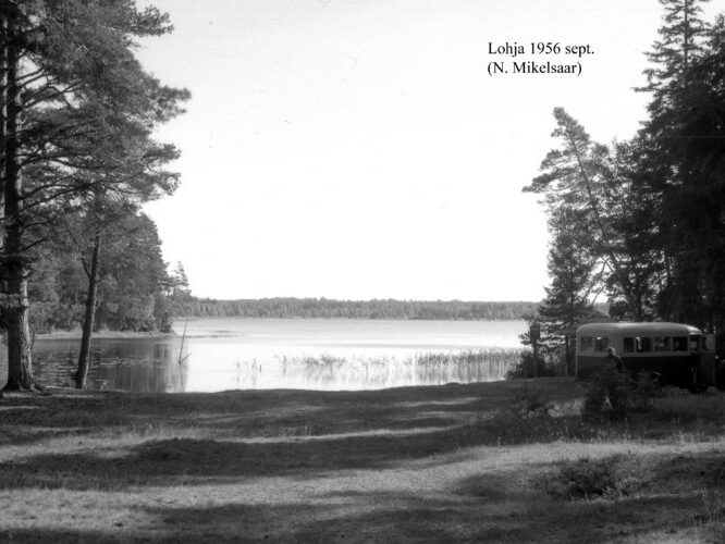 Maakond: Harjumaa Veekogu nimi: Lohja järv Pildistamise aeg: september 1956 Pildistaja: N. Mikelsaar Pildistamise koht: teadmata Asimuut: