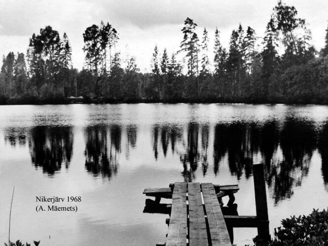 Maakond: Harjumaa Veekogu nimi: Nikerjärv Pildistamise aeg: 1968 Pildistaja: A. Mäemets Pildistamise koht: teadmata Asimuut: