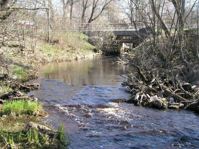 Maakond: Harjumaa Veekogu nimi: Pääsküla jõgi Pildistamise aeg: 27. aprill 2004 Pildistaja: H. Timm Pildistamise koht: Laagri Asimuut: