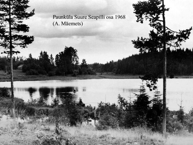 Maakond: Harjumaa Veekogu nimi: Paunküla veehoidla Pildistamise aeg: 1968 Pildistaja: A. Mäemets (Eesti Looduse arhiiv) Pildistamise koht: Suure Seapilli j Asimuut: