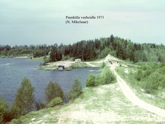 Maakond: Harjumaa Veekogu nimi: Paunküla veehoidla Pildistamise aeg: 1971 Pildistaja: A. Mäemets Pildistamise koht: teadmata Asimuut: