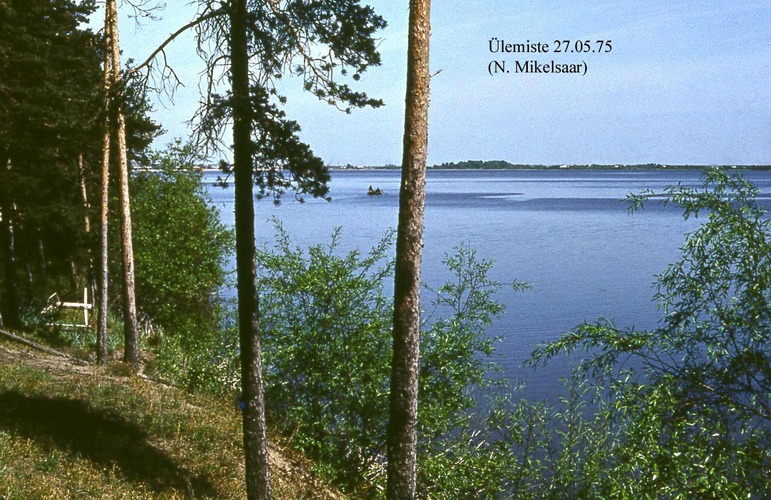 Maakond: Harjumaa Veekogu nimi: Ülemiste järv Pildistamise aeg: 27. mai 1975 Pildistaja: N. Mikelsaar Pildistamise koht: teadmata Asimuut: