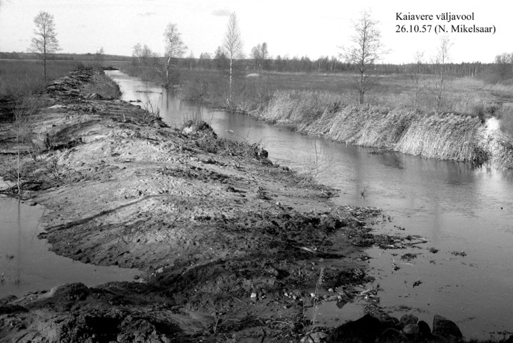 Maakond: Jõgevamaa Veekogu nimi: Amme jõgi Pildistamise aeg: 26. oktoober 1957 Pildistaja: N. Mikelsaar Pildistamise koht: v Asimuut: