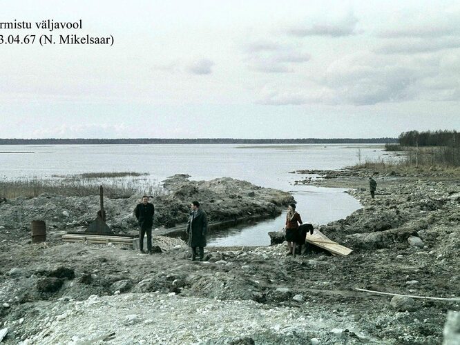 Maakond: Pärnumaa Veekogu nimi: Ermistu järv Pildistamise aeg: 23. aprill 1967 Pildistaja: N. Mikelsaar Pildistamise koht: v Asimuut: