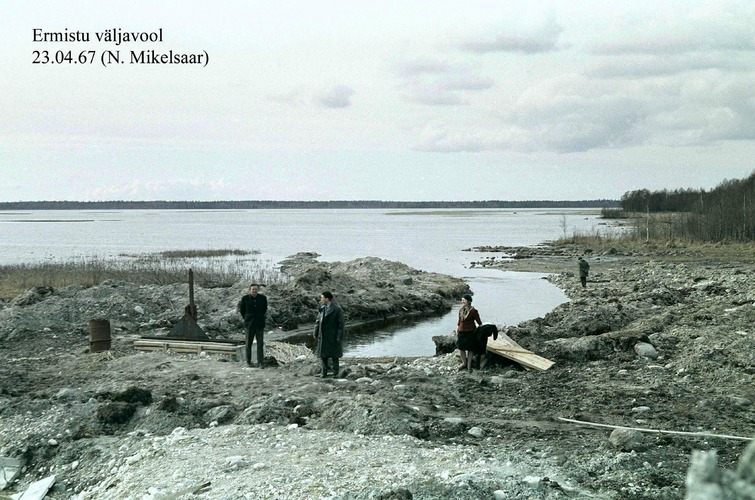 Maakond: Pärnumaa Veekogu nimi: Ermistu järv Pildistamise aeg: 23. aprill 1967 Pildistaja: N. Mikelsaar Pildistamise koht: v Asimuut: