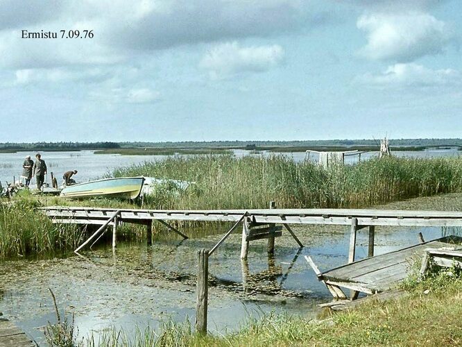 Maakond: Pärnumaa Veekogu nimi: Ermistu järv Pildistamise aeg: 7. september 1976 Pildistaja: N. Mikelsaar Pildistamise koht: teadmata Asimuut: