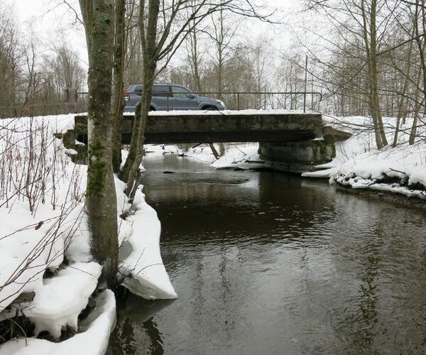 Maakond: Järvamaa Veekogu nimi: Esna jõgi Pildistamise aeg: 31. detsember 2012 Pildistaja: H. Timm Pildistamise koht: suurfarmi sild Asimuut: