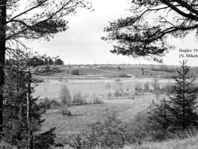 Maakond: Jõgevamaa Veekogu nimi: Ilmjärv Pildistamise aeg: 1960 Pildistaja: N. Mikelsaar Pildistamise koht: S kaldalt Asimuut: NNE