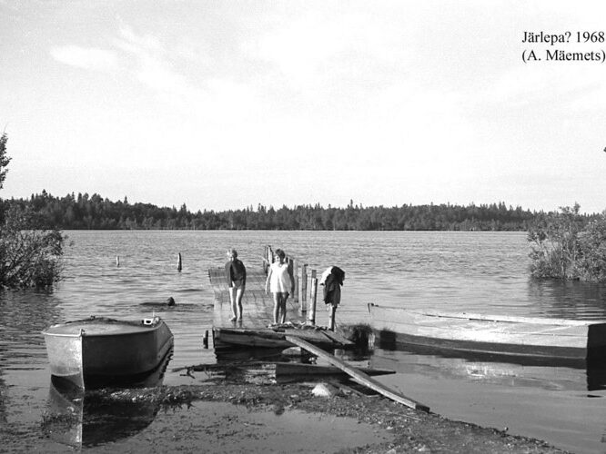 Maakond: Raplamaa Veekogu nimi: Järlepa järv Pildistamise aeg: 1968 Pildistaja: A. Mäemets Pildistamise koht: teadmata Asimuut: