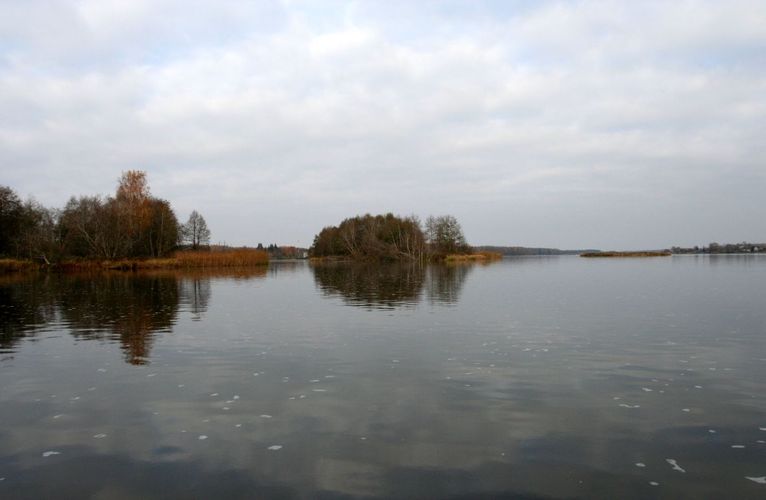 Maakond: Ida-Virumaa Veekogu nimi: Narva jõgi Pildistamise aeg: 25. oktoober 2007 Pildistaja: H. Timm Pildistamise koht: Gorodenka saared S-st Asimuut: