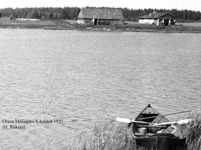 Maakond: Põlvamaa Veekogu nimi: Orava Mõisajärv Pildistamise aeg: 1937 Pildistaja: H. Riikoja Pildistamise koht: S kaldalt Asimuut: N