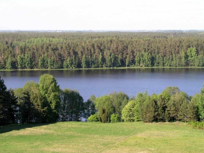 Maakond: Põlvamaa Veekogu nimi: Õrsava järv Pildistamise aeg: juuni 2004 Pildistaja: H. Timm Pildistamise koht: tornist Asimuut: