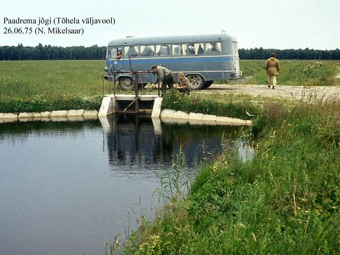 Maakond: Pärnumaa Veekogu nimi: Paadrema jõgi Pildistamise aeg: 26. juuni 1975 Pildistaja: N. Mikelsaar Pildistamise koht: teadmata Asimuut: