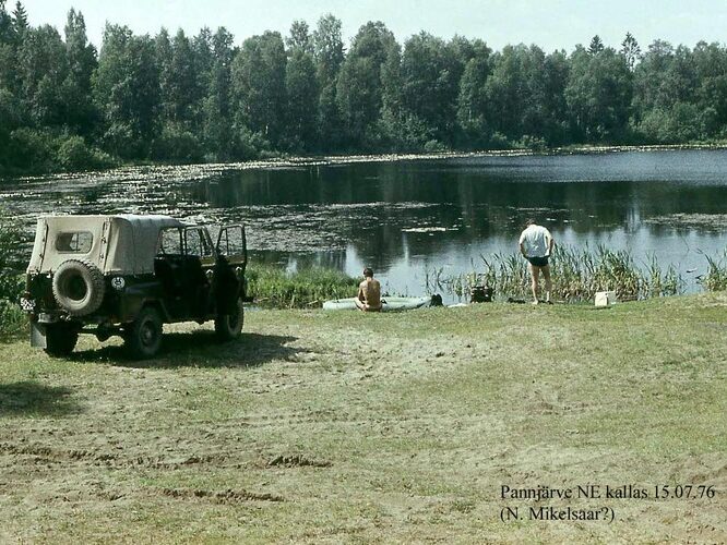 Maakond: Ida-Virumaa Veekogu nimi: Pannjärv Pildistamise aeg: 15. juuli 1976 Pildistaja: N. Mikelsaar? Pildistamise koht: teadmata Asimuut: