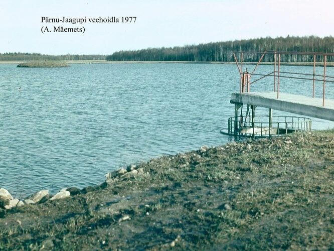 Maakond: Pärnumaa Veekogu nimi: Pärnu-Jaagupi veehoidla Pildistamise aeg: 1977 Pildistaja: A. Mäemets Pildistamise koht: teadmata Asimuut: