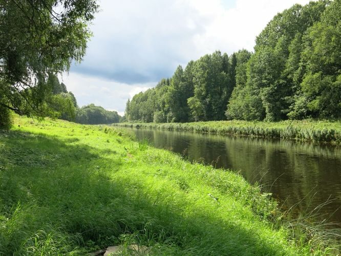 Maakond: Pärnumaa Veekogu nimi: Pärnu jõgi Pildistamise aeg: 13. august 2014 Pildistaja: H. Timm Pildistamise koht: Rahnoja Asimuut: