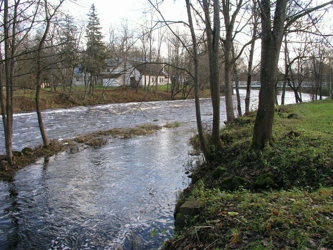 Maakond: Jõgevamaa Veekogu nimi: Põltsamaa jõgi Pildistamise aeg: 2. november 2008 Pildistaja: H. Timm Pildistamise koht: Põltsamaa Asimuut: