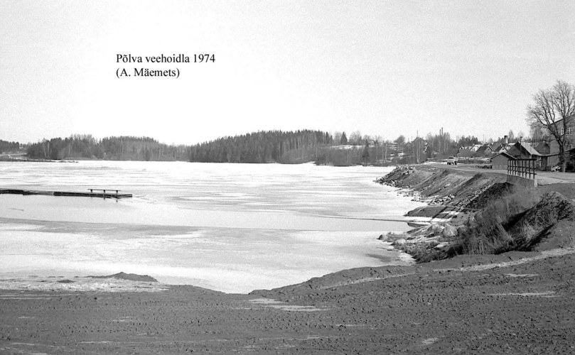 Maakond: Põlvamaa Veekogu nimi: Põlva veehoidla Pildistamise aeg: 1974 Pildistaja: A. Mäemets Pildistamise koht: teadmata Asimuut: