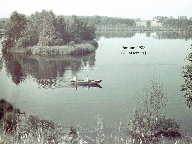 Maakond: Lääne-Virumaa Veekogu nimi: Porkuni järv Pildistamise aeg: 1988 Pildistaja: A. Mäemets Pildistamise koht: teadmata Asimuut: