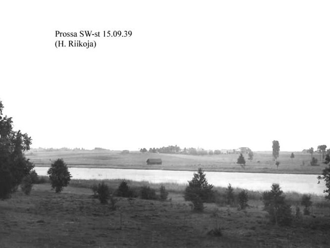 Maakond: Jõgevamaa Veekogu nimi: Prossa järv Pildistamise aeg: 15. september 1939 Pildistaja: H. Riikoja Pildistamise koht: SW kaldalt Asimuut: NE