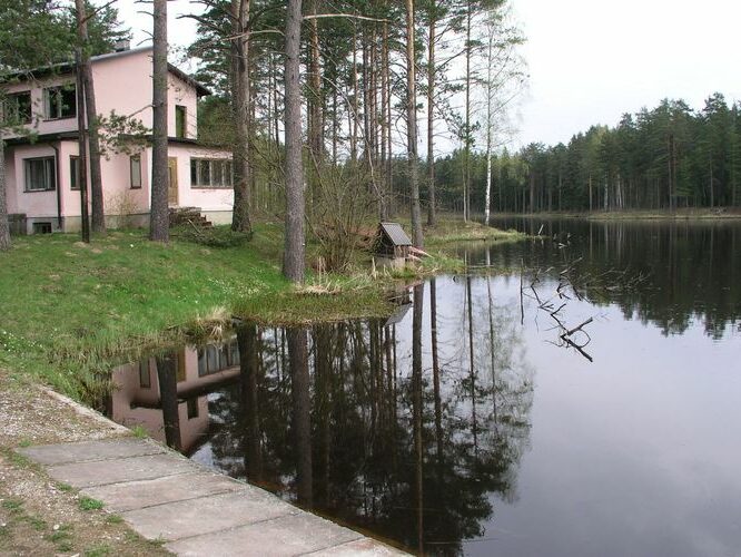 Maakond: Ida-Virumaa Veekogu nimi: Rannapungerja jõgi Pildistamise aeg: 7. mai 2009 Pildistaja: H. Timm Pildistamise koht: Tudulinna pais Asimuut: