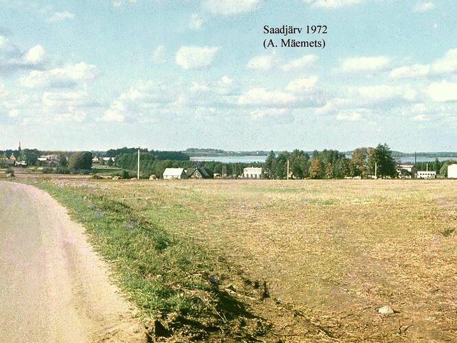 Maakond: Jõgevamaa Veekogu nimi: Saadjärv Pildistamise aeg: 1972 Pildistaja: A. Mäemets Pildistamise koht: Kukulinna Asimuut: