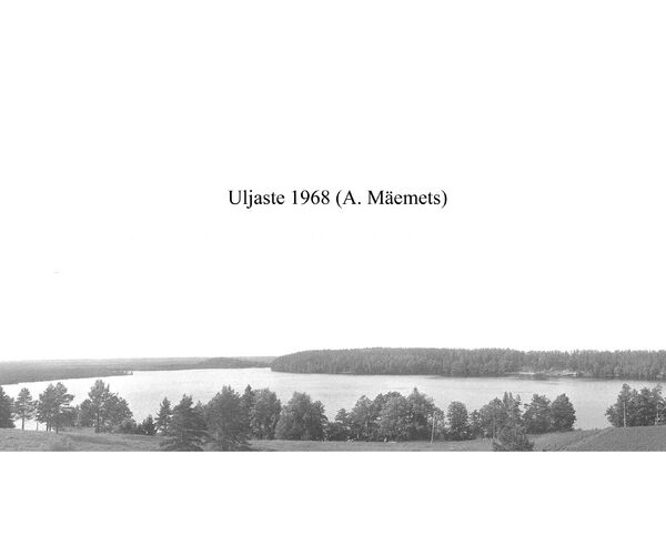 Maakond: Ida-Virumaa Veekogu nimi: Uljaste järv Pildistamise aeg: 1968 Pildistaja: A. Mäemets Pildistamise koht: E-kallas, oosilt Asimuut: WNW