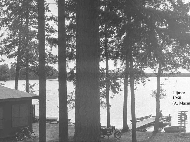 Maakond: Ida-Virumaa Veekogu nimi: Uljaste järv Pildistamise aeg: 1968 Pildistaja: A. Mäemets Pildistamise koht: NE-kallas Asimuut: W