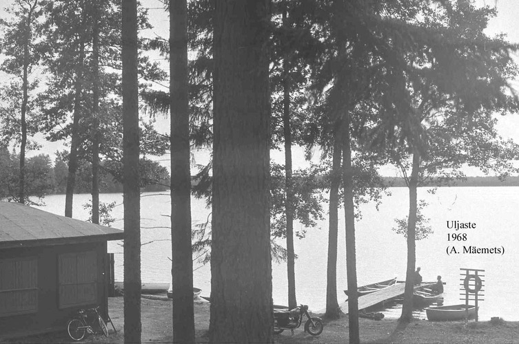 Maakond: Ida-Virumaa Veekogu nimi: Uljaste järv Pildistamise aeg: 1968 Pildistaja: A. Mäemets Pildistamise koht: NE-kallas Asimuut: W