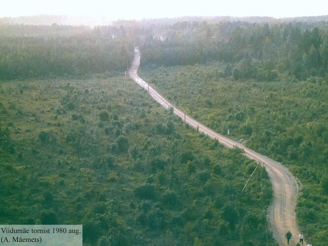 Maakond: Saaremaa Veekogu nimi: Viidumägi Pildistamise aeg: august 1980 Pildistaja: A. Mäemets Pildistamise koht: tornist Asimuut: