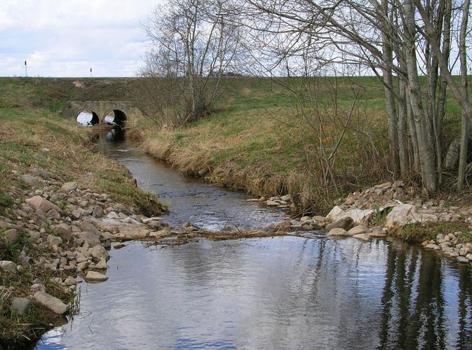 Maakond: Tartumaa Veekogu nimi: Ilmatsalu jõgi Pildistamise aeg: 19. aprill 2007 Pildistaja: H. Timm Pildistamise koht: Haage vanalt sillalt Asimuut: