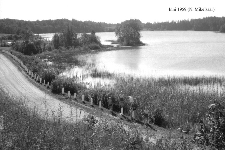 Maakond: Valgamaa Veekogu nimi: Inni järv Pildistamise aeg: 1959 Pildistaja: N. Mikelsaar Pildistamise koht: E kaldalt Asimuut: WNW