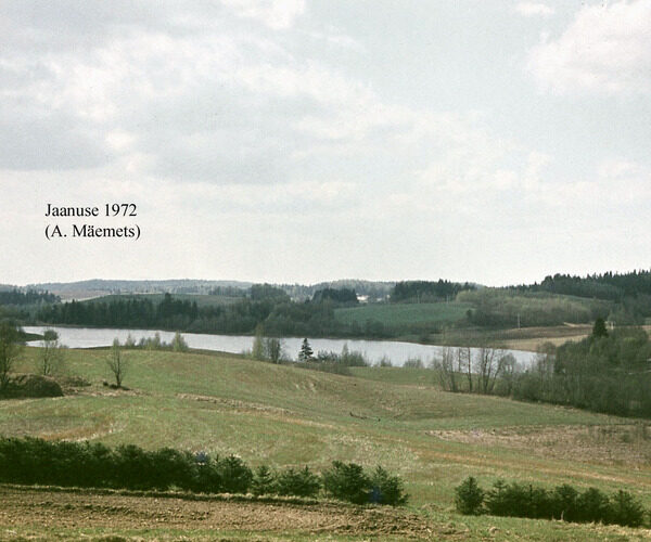 Maakond: Valgamaa Veekogu nimi: Jaanuse järv Pildistamise aeg: 1972 Pildistaja: A. Mäemets Pildistamise koht: teadmata Asimuut: