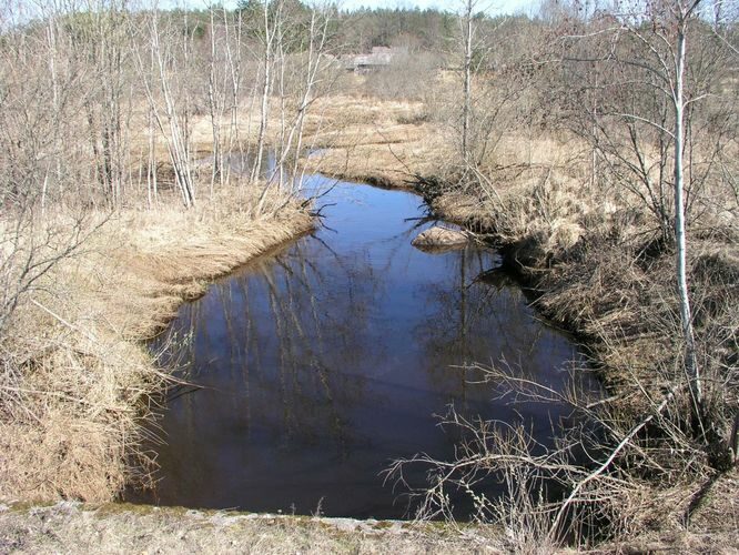 Maakond: Valgamaa Veekogu nimi: Jõku jõgi Pildistamise aeg: 14. aprill 2007 Pildistaja: H. Timm Pildistamise koht: Pikasilla tee sillalt Asimuut: