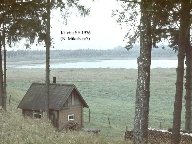 Maakond: Valgamaa Veekogu nimi: Kiivite järv Pildistamise aeg: 1976 Pildistaja: N. Mikelsaar Pildistamise koht: SE kaldalt talu juurest Asimuut: NW