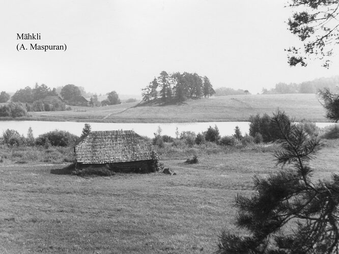 Maakond: Valgamaa Veekogu nimi: Mähkli järv Pildistamise aeg: teadmata Pildistaja: A. Maspuran Pildistamise koht: teadmata Asimuut: