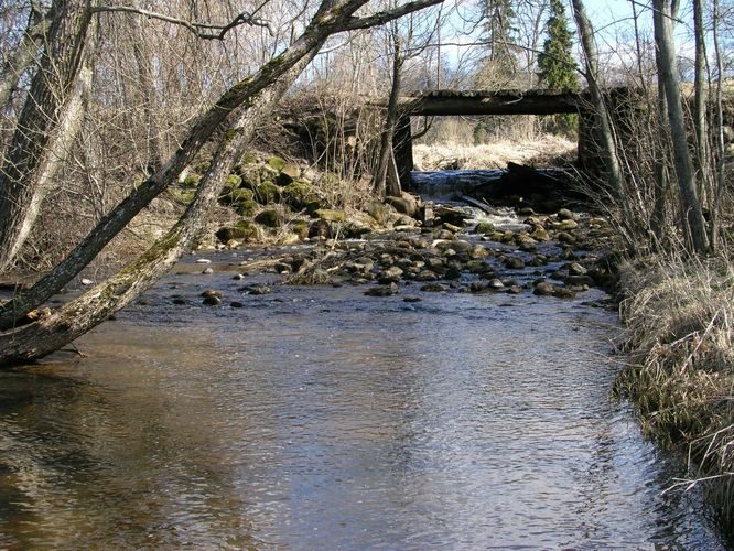 Maakond: Valgamaa Veekogu nimi: Purtsi jõgi Pildistamise aeg: 19. aprill 2007 Pildistaja: H. Timm Pildistamise koht: allpool Põhu paisu Asimuut: