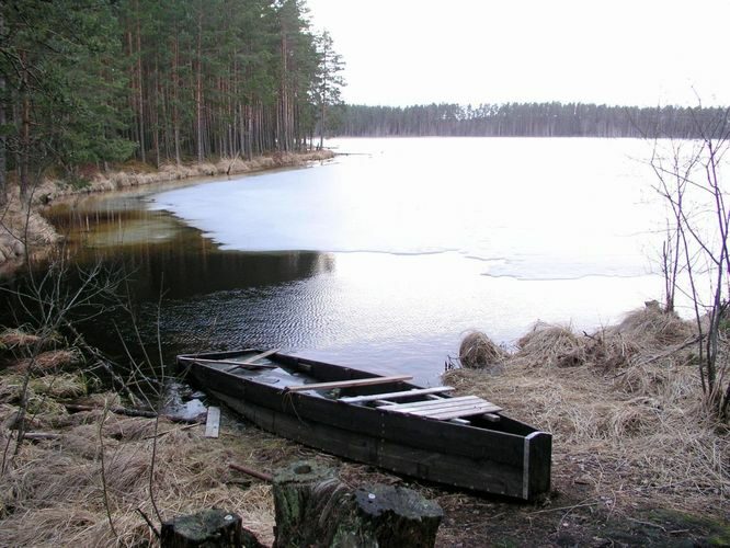 Maakond: Tartumaa Veekogu nimi: Valguta Mustjärv Pildistamise aeg: 22. märts 2004 Pildistaja: H. Timm Pildistamise koht: teadmata Asimuut: