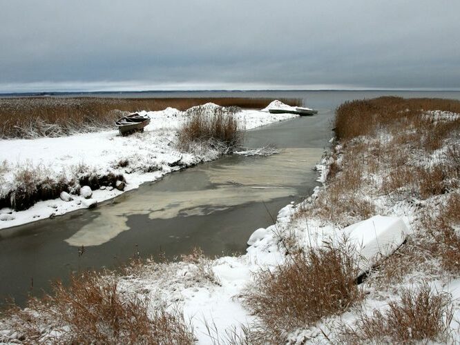 Maakond: Tartumaa Veekogu nimi: Võrtsjärv Pildistamise aeg: 20. detsember 2006 Pildistaja: H. Timm Pildistamise koht: Limnoloogia Asimuut: