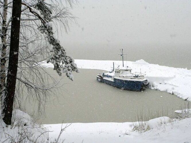 Maakond: Tartumaa Veekogu nimi: Võrtsjärv Pildistamise aeg: 21. jaanuar 2007 Pildistaja: H. Timm Pildistamise koht: Limnoloogia Asimuut: