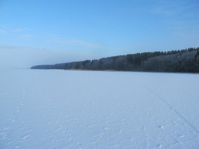 Maakond: Tartumaa Veekogu nimi: Võrtsjärv Pildistamise aeg: jaanuar 2014 Pildistaja: H. Timm Pildistamise koht: teadmata Asimuut: