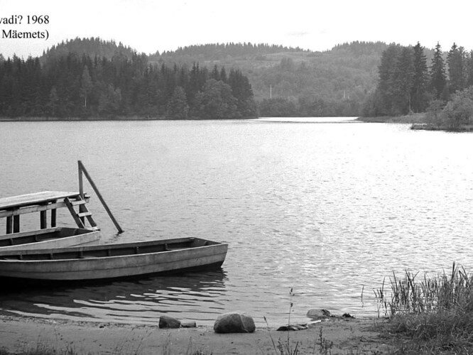 Maakond: Võrumaa Veekogu nimi: Kavadi järv Pildistamise aeg: 1968 Pildistaja: A. Mäemets Pildistamise koht: teadmata Asimuut: