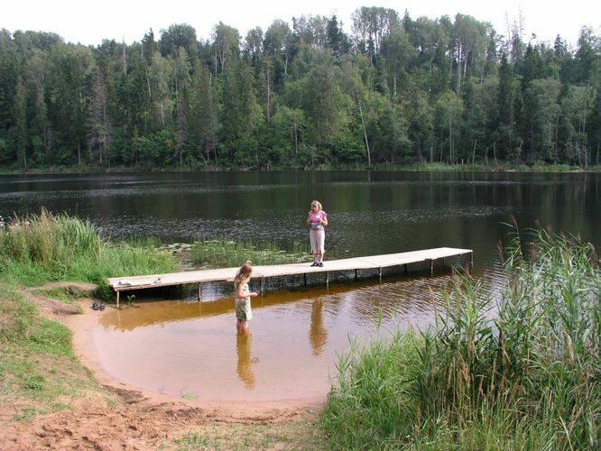 Maakond: Võrumaa Veekogu nimi: Liivakraavi järv Pildistamise aeg: august 2004 Pildistaja: H. Timm Pildistamise koht: teadmata Asimuut: